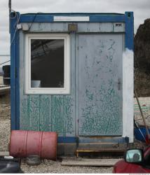 Photo Textures of Container Industrial Building